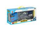 Transporter truck TIR launcher + metal cars police 12