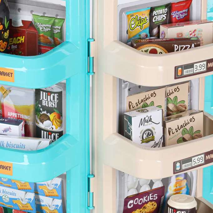 Children's store supermarket stall shopping cart accessories mint