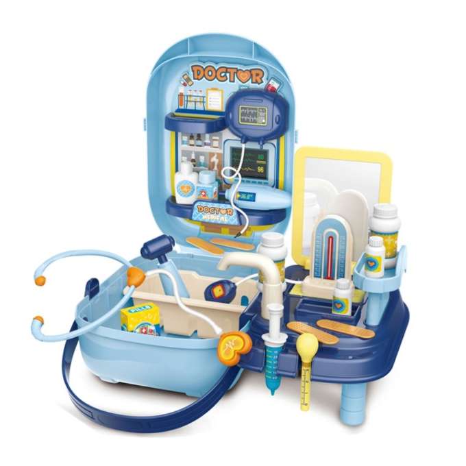 Doctor set with accessories in valise 34el.