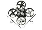 Dron na pilota zdalnie sterowany RC JJRC H36 mini 2.4GHz 4CH 6 axis czarny 11