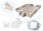 Foam puzzle mat/baby playpen 36el. gray-ecru 3