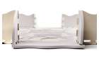 Foam puzzle mat/baby playpen 36el. gray-ecru 6