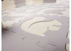 Foam puzzle mat/baby playpen 36el. gray-ecru 9