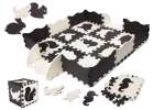 Foam puzzle mat for kids 25el. black and white 1