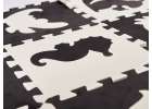 Foam puzzle mat for kids 25el. black and white 5