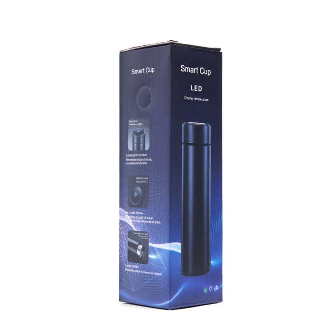 Kubek termiczny termos smart LED 500ml srebrny