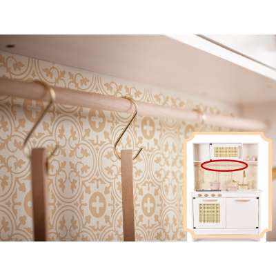 Kuchnia drewniana MDF retro z akcesoriami BOHO