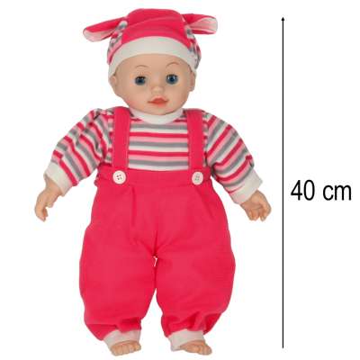 Lalka Maja bobas płacze śmieje się mówi 40cm