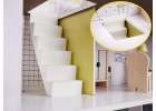MDF dollhouse with accessories 70cm LED grey 6