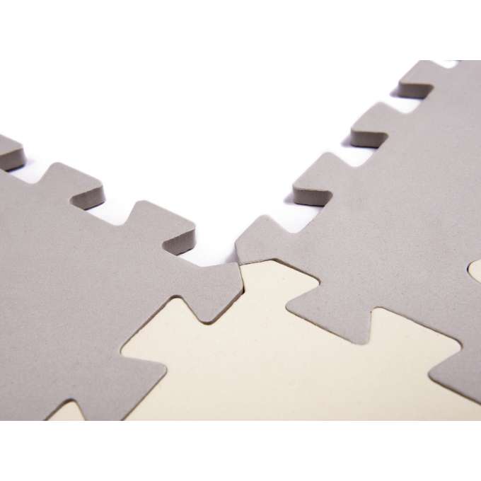 Puzzle piankowe mata/ kojec dla dzieci 36el. szaro-ecru