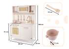 Retro MDF wooden kitchen with BOHO accessories 17