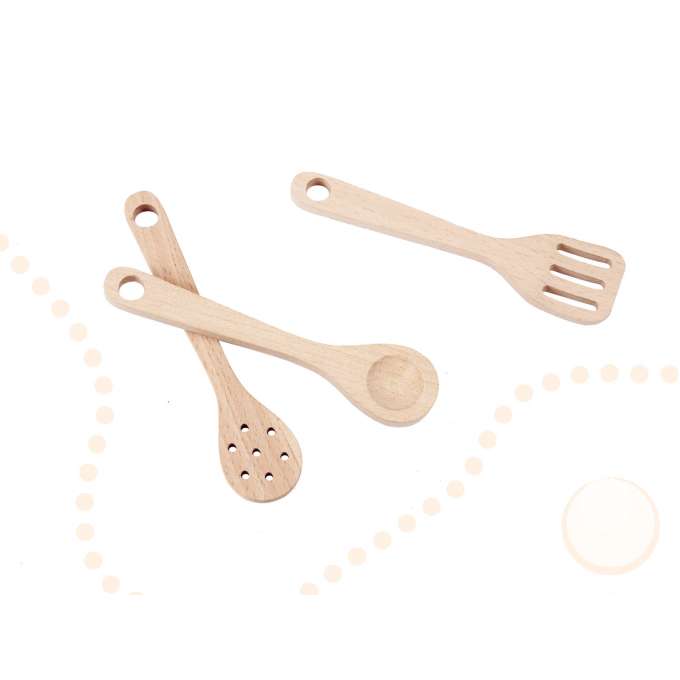 Retro MDF wooden kitchen with BOHO accessories