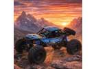 Samochód zdalnie sterowany na pilota RC Crawler Climbing Car 1:10 4WD 48cm niebieski 13