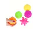 Sensory balls corrective toys set in a net 8