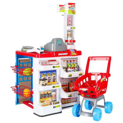 Store for children supermarket stall shopping cart accessories