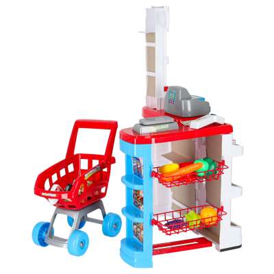 Store for children supermarket stall shopping cart accessories