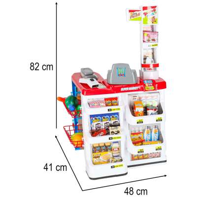 Store for children supermarket stall shopping cart accessories