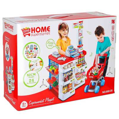 Store for children supermarket stall shopping cart accessories