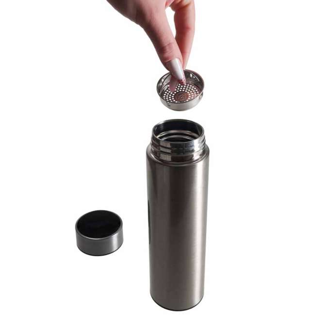 Thermos mug smart LED 500ml silver