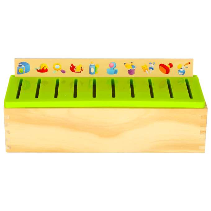 Wooden sorter puzzle match pictures