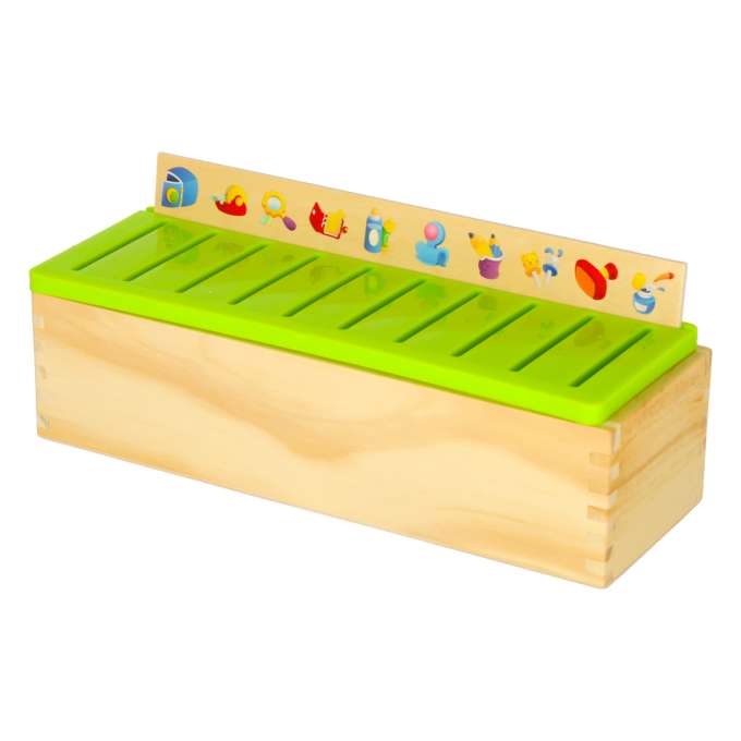 Wooden sorter puzzle match pictures