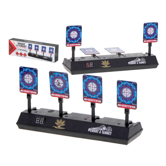 Electronic target for shooting digital 4 targets