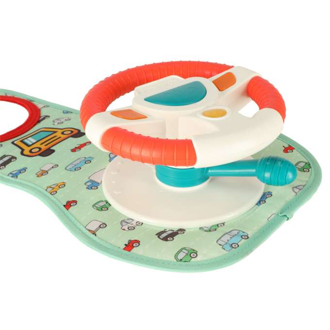 Interactive steering wheel for car with sound