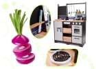 Kuchnia drewniana MDF z akcesoriami LOFT XXL 96cm 2
