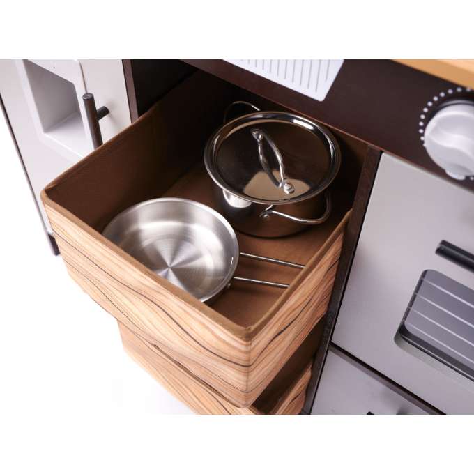 Kuchnia drewniana MDF z akcesoriami LOFT XXL 96cm