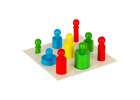 Montessori wooden cylinder weights colourful 6