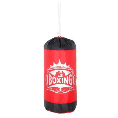 Punch bag and gloves boxing set