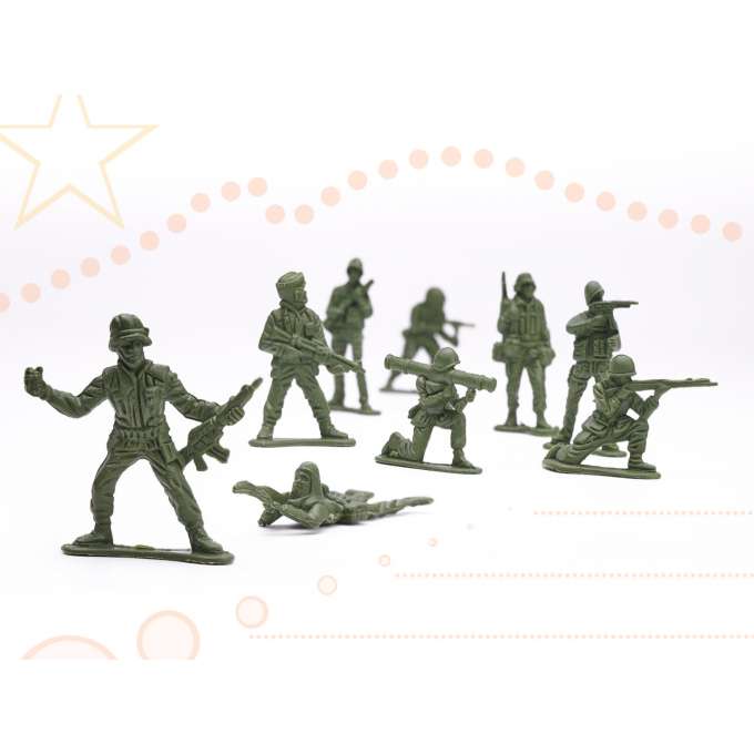 Soldiers military base figures set 114el.