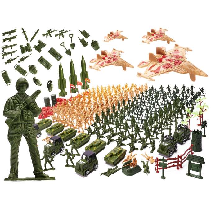 Soldiers military base figures set 307el.