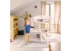 Toy wooden kitchen for children mdf modern classic accessories 82cm 14