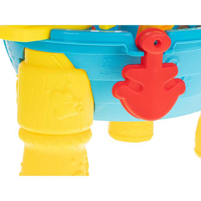 Water table sandbox pirate ship + accessories 25el.
