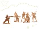Żołnierzyki baza wojskowa figurki zestaw 114el. 6