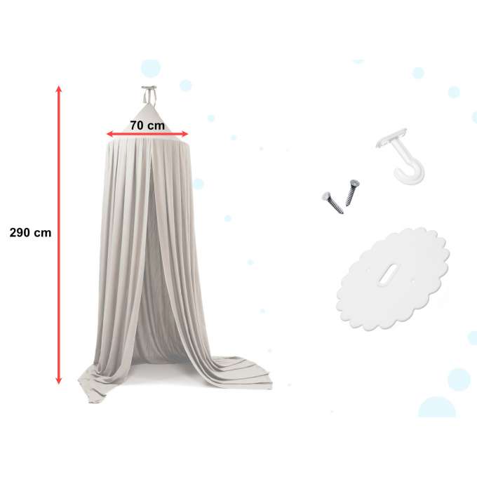 Canopy curtain tipi tent hanging gray