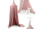 Canopy curtain tipi tent hanging pink 1