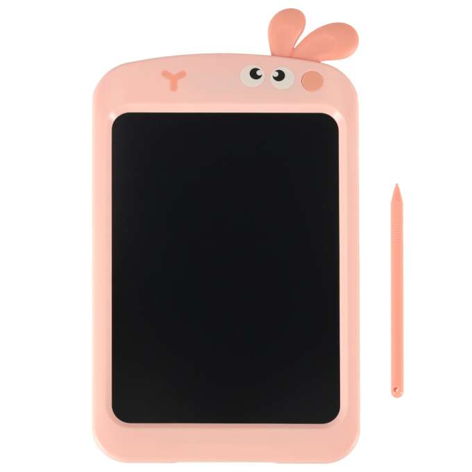 Children's graphics drawing tablet fountain pen whiteboard LCD screen 8.5' rabbit pink