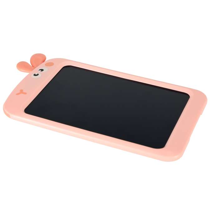 Children's graphics drawing tablet fountain pen whiteboard LCD screen 8.5' rabbit pink