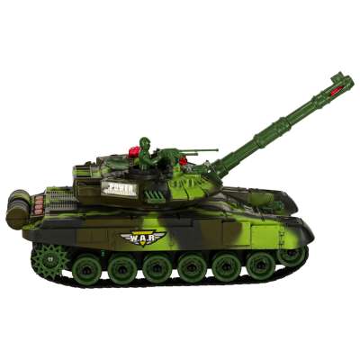 Czołg zdalnie sterowany na pilota RC War Tank 9993 2.4 GHz kamuflaż leśny
