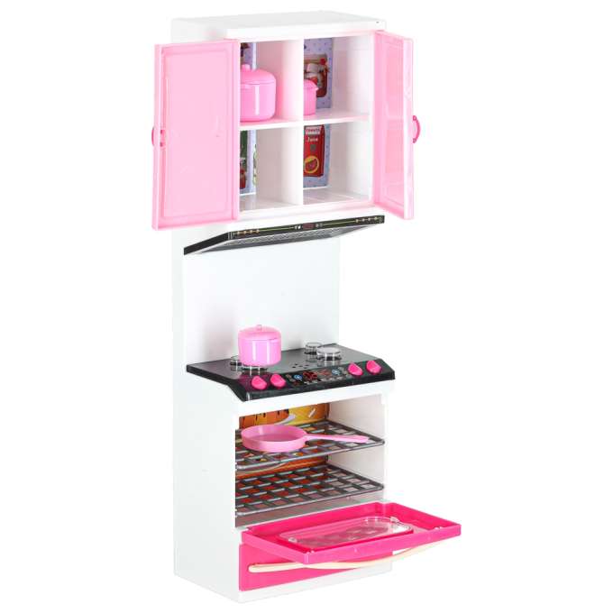 Doll furniture kitchen 4 segments LED sounds