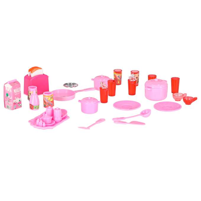 Doll furniture kitchen 4 segments LED sounds