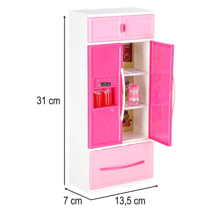 Doll furniture kitchen 4 segments LED sounds