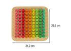 Educational set multiplication table round 8