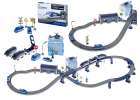 Electric train train police cars 92 elements ~300cm 1