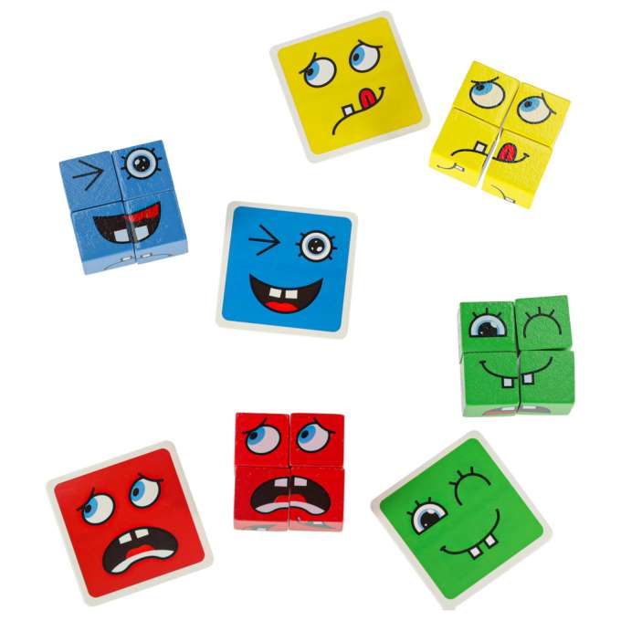 Face-changing creative challenge blocks