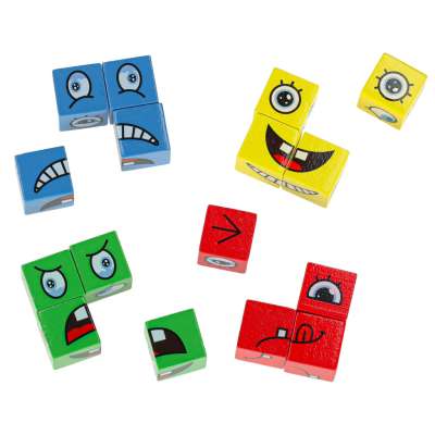 Face-changing creative challenge blocks