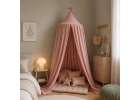 Hanging canopy bed baldachin curtain tipi tent pink 6