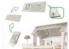 LULILO Domek dla lalek drewniany FLORO boho LED 4